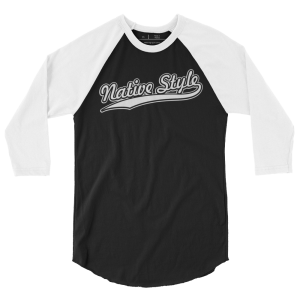 Native Style 3/4 Sleeve Raglan Shirt
